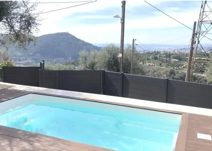 فيلة Nice, Magnifique Vue Avec Piscine نيس